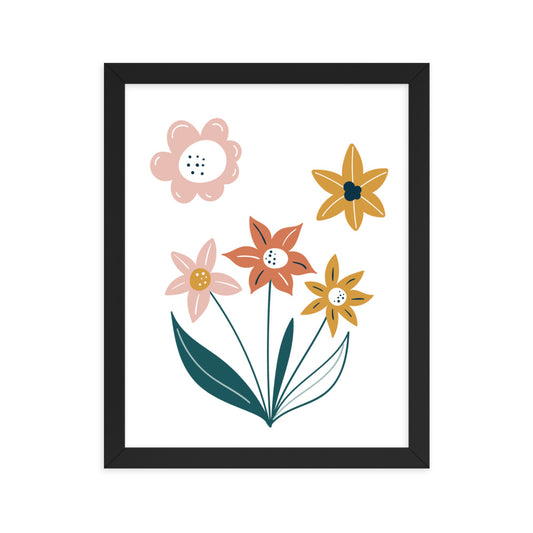 Framed Poster - Flower 01