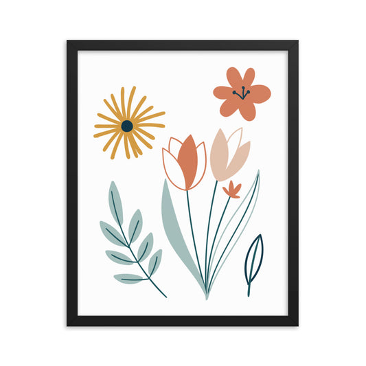 Framed Poster - Flower 02