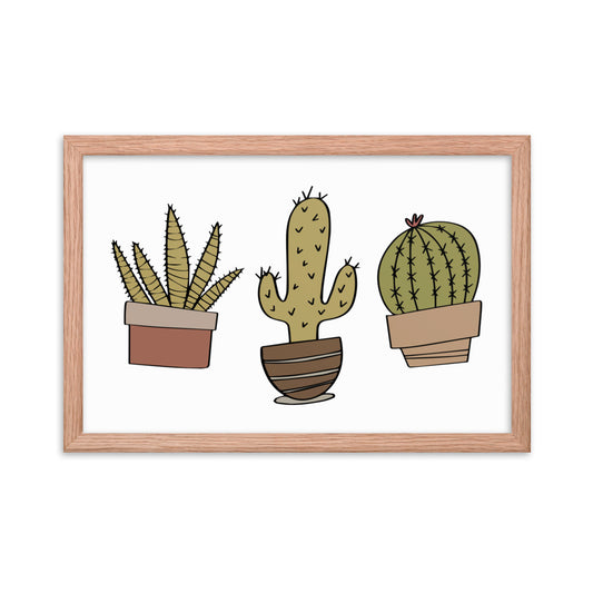 Framed Poster - Cactus