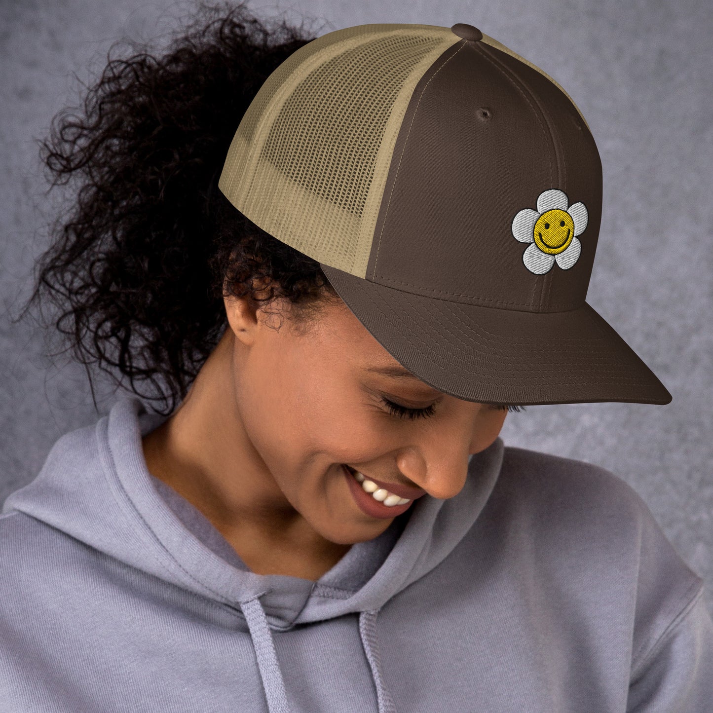 Trucker Cap - Smiling Flower