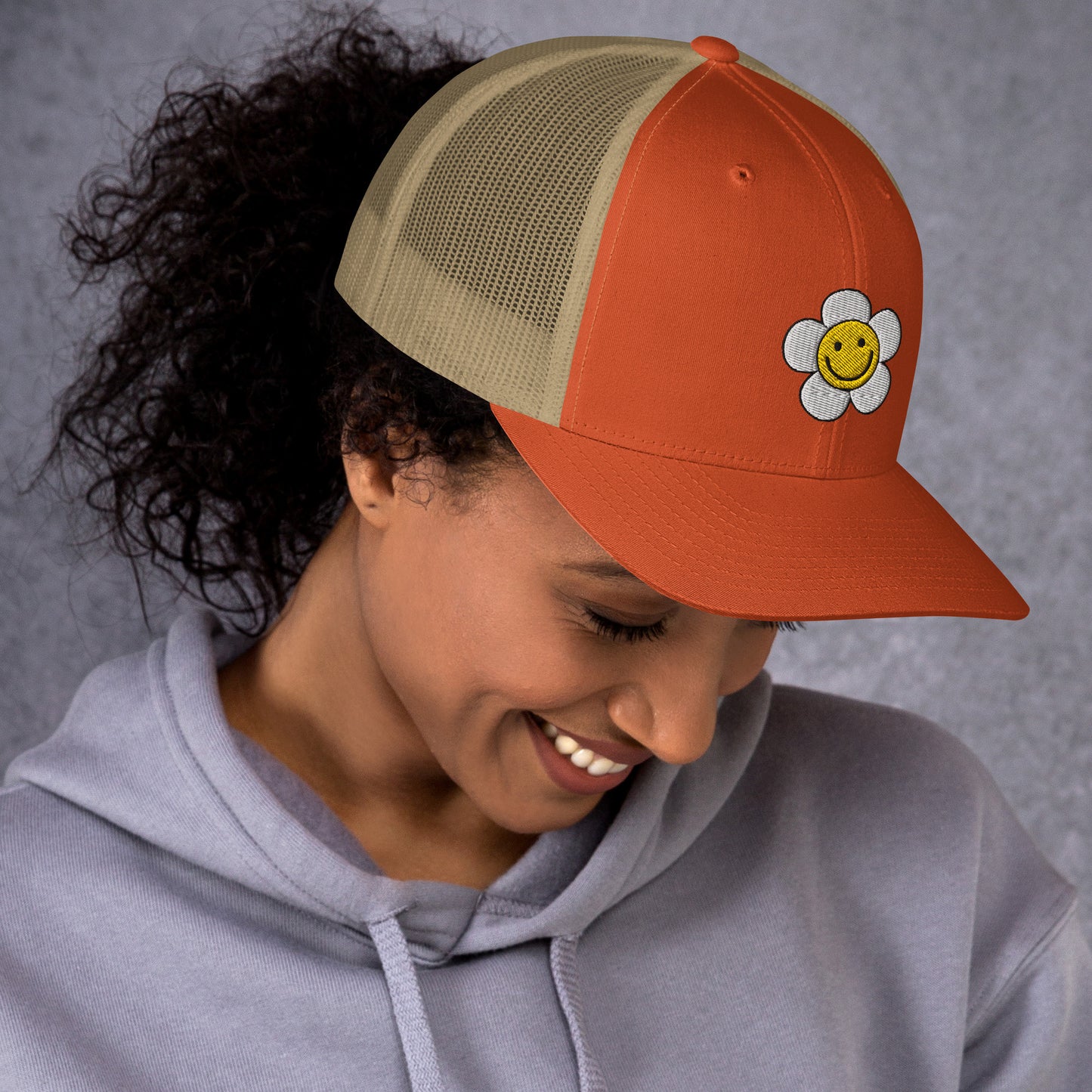 Trucker Cap - Smiling Flower