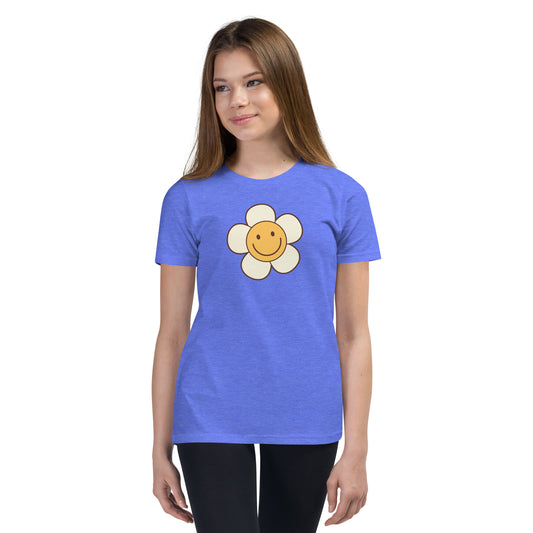 Youth Short Sleeve Tee - Smiling Flower